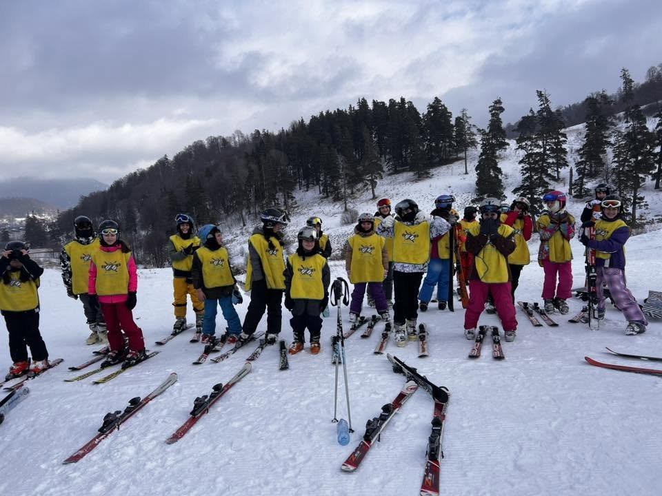Ski trip with students